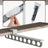 Retractable Wardrobe Rail Clothes Hanger Towel Coat Rack Closet Cabinet Storage Organizer Pull Out Hanging Wardrobe Rail Rod
