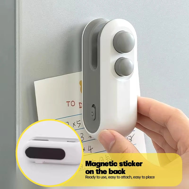 Mini Handheld Plastic Bag Sealer with Built-In Battery Portable Food Bag Heat Sealer Machine Opening Machine Kitchen Gadgets