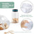 Creative Smart Counting Piggy Bank 1.8L Pound, Euro and Dollar Piggy Bank Large Bucket Piggy Bank