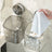 Shower Suction Cup Shelf Basket Light Glacier Pattern One Second Installation Bathroom Organizer Storage Rotating to Suck Remove