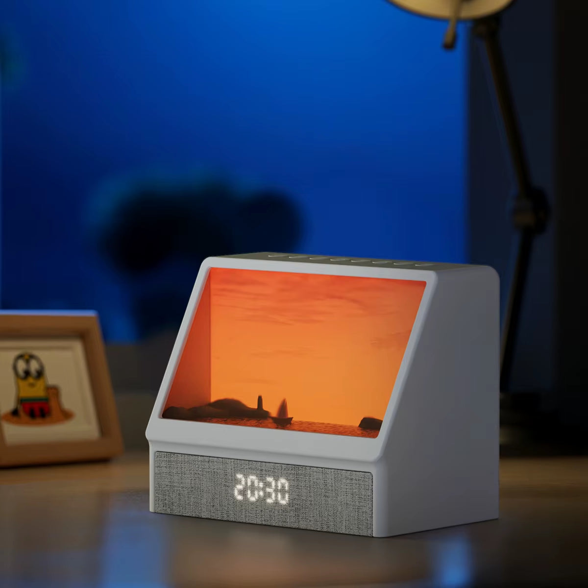 Bluetooth Sunrise Alarm Clock Table Light 