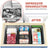 VANCASTLE Freezer Organizer Bins with Foldable Handle, Stackable Freezer Baskets for 3.5-7 Cu.Ft Deep Chest Freezer Organization, Coated Metal Freezer Storage Bins with Better Space Utilization