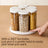 Rotating Grain Storage Jar, Five-Grain Rice Storage Container, Compact Divided Storage Box Ideal for Home Kitchens, Features Airtight Moisture-Proof Design and Transparent Practicality. Perfect for Organizing Essentials and Makes a Thoughtful Gift.