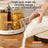 Rotating Grain Storage Jar, Five-Grain Rice Storage Container, Compact Divided Storage Box Ideal for Home Kitchens, Features Airtight Moisture-Proof Design and Transparent Practicality. Perfect for Organizing Essentials and Makes a Thoughtful Gift.