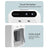 Portable Air Cooler Evaporative, Battery Powered Fan, Personal Portable AC with 2 Speeds & 2 Mist Modes, Rechargeable Air Cooler with 1800Mah Battery, Quiet Air Cooler for Room Car Office Outdoor