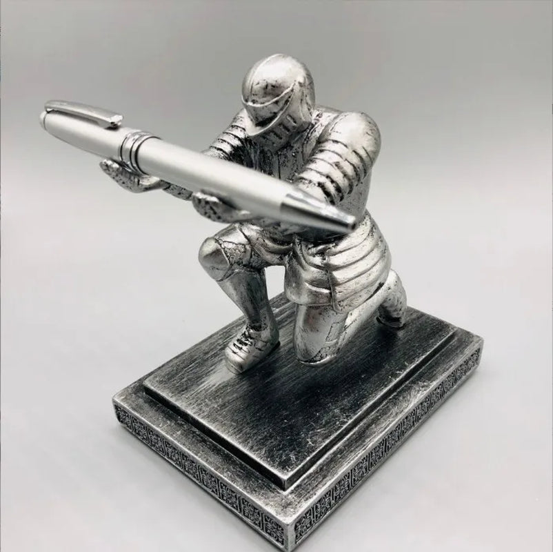 Executive Knight Pen Holder, Executive Knight Pen Holder, Armor, Pen Holder, Stationery