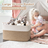 75L Large Cotton Rope Storage Basket – Woven Blanket & Toy Organizer with Handles