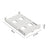 Refrigerator Storage Cabinet Drawer Dish Drainer Beverage Rack Plastic Food Storage Rack Kitchen Organizer Kitchen Accessories