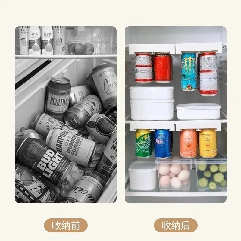 Refrigerator Storage Cabinet Drawer Dish Drainer Beverage Rack Plastic Food Storage Rack Kitchen Organizer Kitchen Accessories
