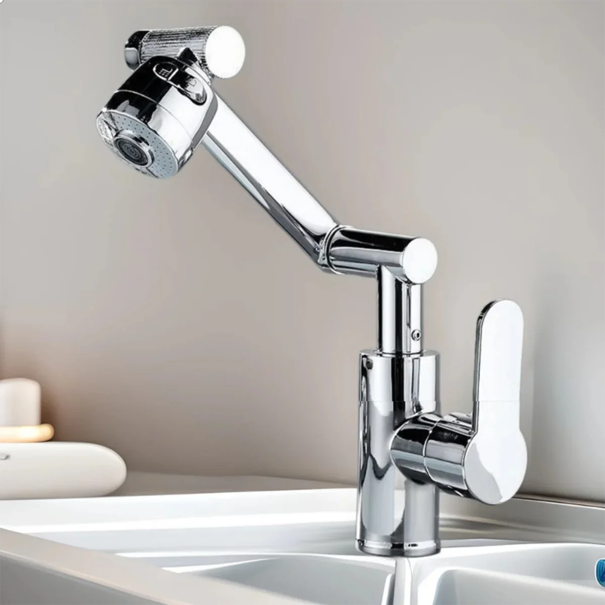 1080° Rotating Faucet Extender – Smart Water-Saving Sink Upgrade 🚰