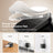 Magnetic Cable Clips Cable Smooth Adjustable Cord Holder under Desk Cable Management Wire Keeper Cable Organizer Holder