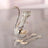 6Pcs Dessert Spoon Ice Cream Cake Scoop Swan Shaped Base Afternoon Tea Spoons Creative Zinc Alloy Tableware Kitchen Supplies
