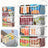 VANCASTLE Freezer Organizer Bins with Foldable Handle, Stackable Freezer Baskets for 3.5-7 Cu.Ft Deep Chest Freezer Organization, Coated Metal Freezer Storage Bins with Better Space Utilization