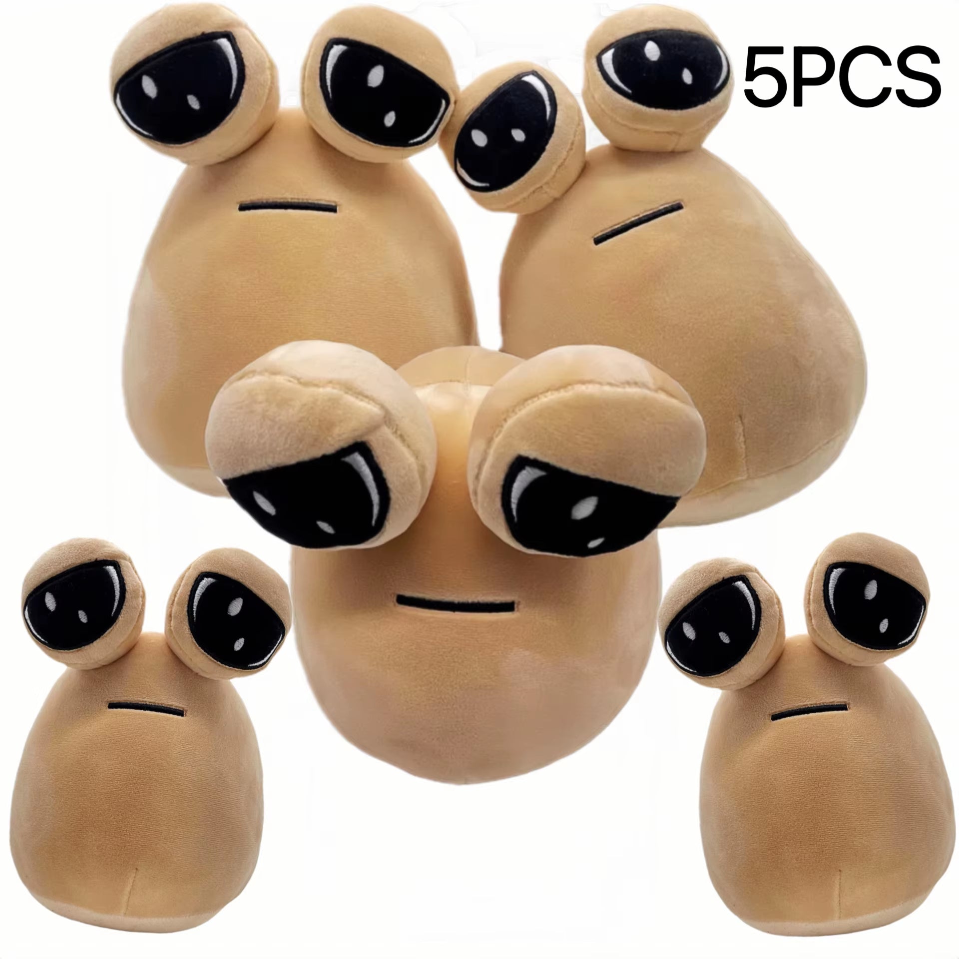  Pou Kawaii Cartoon Plush Toys