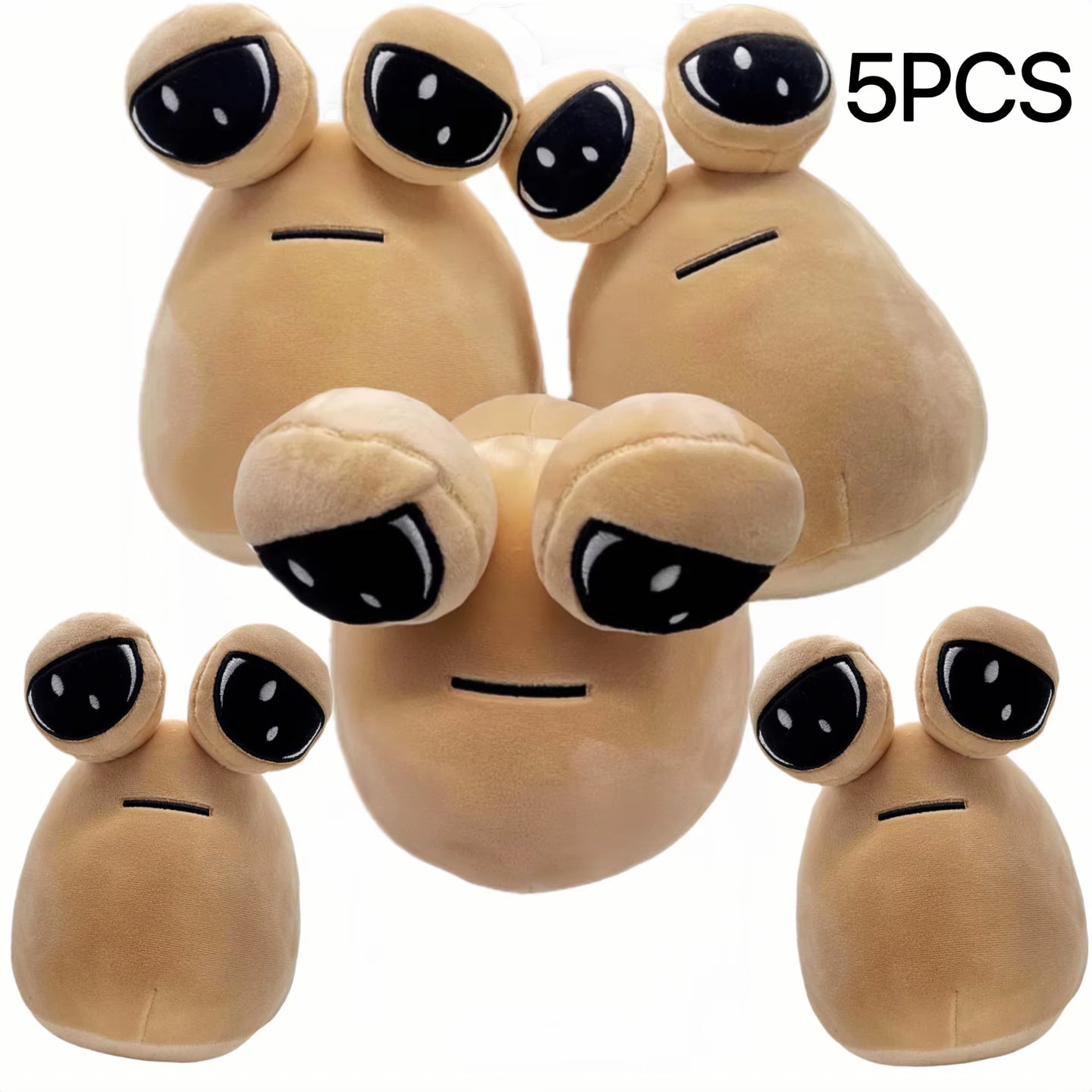 Pou Kawaii Cartoon Plush Toys
