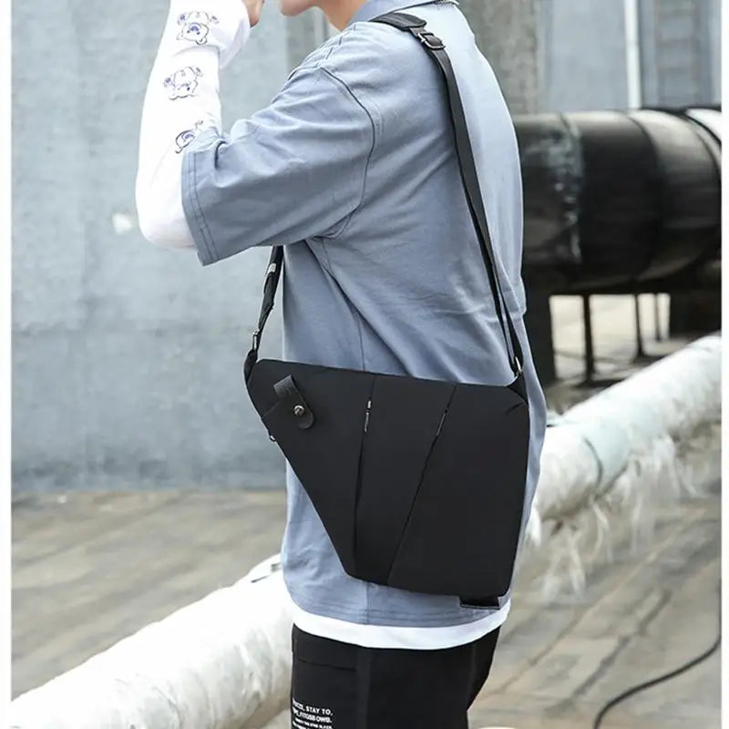 New Multifunction Chest Bags anti Theft Single Crossobdy Bags for Men Waterproof Male Cross Body Messenger Bag Fanny Pack Sac