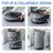 30Gal 109L Collapsible Laundry Baskets - Foldable Pop up Hampers for Laundry - Upgrade Oxford Laundry Hamper with Reinforced Handles for Bedroom, Bathroom, Kids Room, Dorm, Travel, Storage Organizer