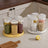 Rotating Grain Storage Jar, Five-Grain Rice Storage Container, Compact Divided Storage Box Ideal for Home Kitchens, Features Airtight Moisture-Proof Design and Transparent Practicality. Perfect for Organizing Essentials and Makes a Thoughtful Gift.