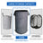 30Gal 109L Collapsible Laundry Baskets - Foldable Pop up Hampers for Laundry - Upgrade Oxford Laundry Hamper with Reinforced Handles for Bedroom, Bathroom, Kids Room, Dorm, Travel, Storage Organizer