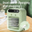 Portable Air Cooler Evaporative, Battery Powered Fan, Personal Portable AC with 2 Speeds & 2 Mist Modes, Rechargeable Air Cooler with 1800Mah Battery, Quiet Air Cooler for Room Car Office Outdoor